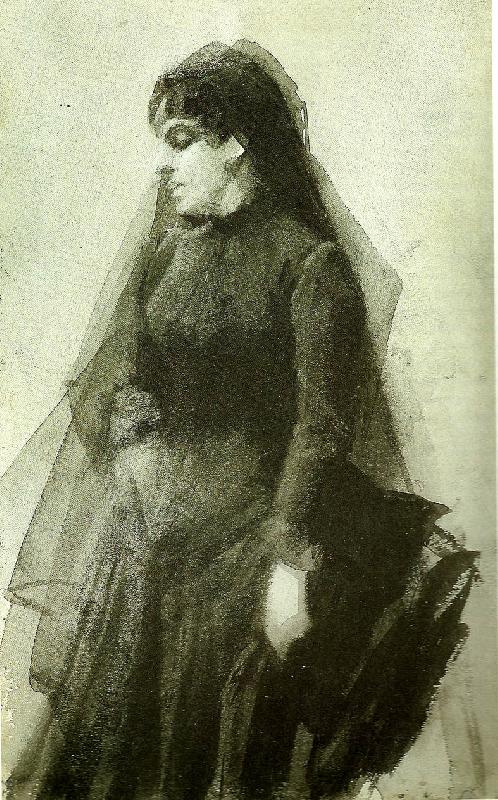 Anders Zorn the widow